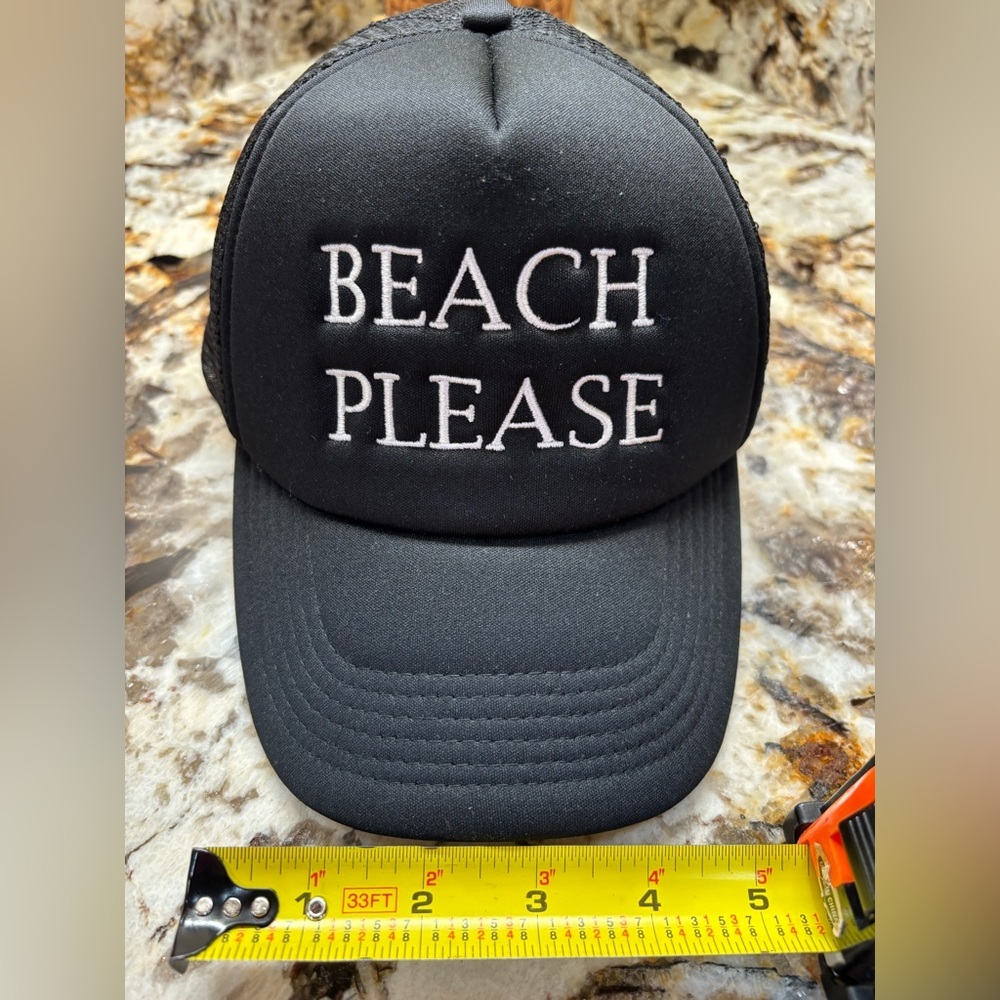 Black Beach Please Women's Hat - Picture 4 of 10